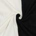 Long-Sleeved Black & White Contrast Color Package Hip Knitted Tight Dress NSALI98328