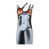 Printed Hollow Suspender Tight Dress NSKAJ98462