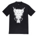 Diablo Style Round Neck Hollow Bibcock Print Short-Sleeved T-Shirt NSGYB98532