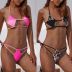 Gradient Color Leopard Print Band Bikini Split 2 Piece Set Swimsuit NSCMB98656