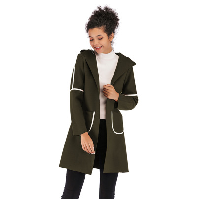 Hooded Long Coat Jacket Nihaostyles Clothing Wholesale NSYYF88574