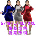 Solid Color Long Sleeve Top & Skirt 2-piece Set NSMYF88820
