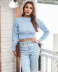Solid Color Rhombus Knit Cropped Sweater NSMY88850