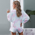 gradient brushed knit pajamas nihaostyles clothing wholesale NSMDS88924