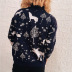 High Neck Long Sleeve Knitted Pullover Sweater NSSX88944