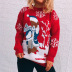 Snowflake Bear Crew Neck Long Sleeve Pullover sweater nihaostyles wholesale Christmas costumes NSSX88948