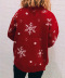 snowman snowflake half high neck long-sleeved pullover sweater nihaostyles wholesale Christmas costumes NSSX88949