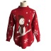 snowman snowflake half high neck long-sleeved pullover sweater nihaostyles wholesale Christmas costumes NSSX88949