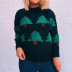 round neck long-sleeved Christmas tree pullover sweater nihaostyles wholesale Christmas costumes NSSX88953
