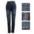 high-waist stretch slim-fit jeans nihaostyles wholesale clothes NSSF88992