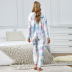 tie-dye round neck pajamas nihaostyles clothing wholesale NSMDS89101