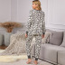 Leopard Print Buckle Pajamas NSMDS89107