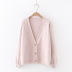 solid color single-breasted long-sleeved loose knit cardigan nihaostyles clothing wholesale NSSX89113