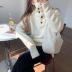 loose high neck button long-sleeved sweater nihaostyles clothing wholesale NSSX89116