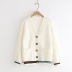 single-breasted pocket long-sleeved knitted cardigan nihaostyles clothing wholesale NSSX89221