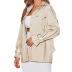 lapel PU leather jacket nihaostyles wholesale clothes NSLIH89555