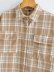 autumn lapel single-breasted plaid shirt jacket nihaostyles wholesale clothing NSAM89633
