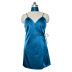 suspender solid color V-neck irregular dress nihaostyles wholesale clothes NSLIH89709
