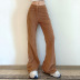 Solid Color High-Waist Corduroy Loose Draped Wide-Leg Pants NSKAJ90018