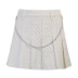 Diablo Style Jk Ripped Polka Dot Denim Pleated Skirt NSGYB98906