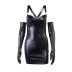Dark Style Sexy Pu Leather Tube Top Tight Sling Dress NSGYB99075