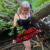 Diablo Style Contrast Color Mesh Woven Lace Sling Dress NSGYB99145