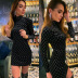Sexy Long-Sleeved High-Collar Hot Stamping Dress NSFR103204