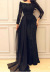 bronzing long-sleeved slim prom dress nihaostyles clothing wholesale NSGRM103491