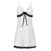 Lace Bow Suspender Nightdress NSFQQ103579
