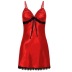 Lace Bow Suspender Nightdress NSFQQ103579