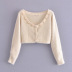 Knitted Sweater Cardigan NSXFL103627