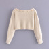 Knitted Sweater Cardigan NSXFL103627