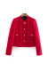 Woolen Long Sleve Loose Jacket NSXFL103647