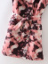 Sleeveless Tie-Dye Print With Belt Vest NSXFL103696