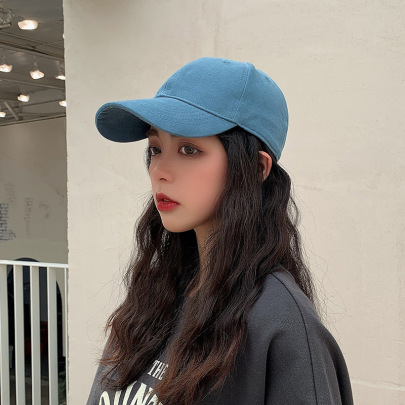 Casual Solid Color Baseball Cap Nihaostyles Wholesale Clothes NSKJM103757