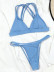 Bikini con tirantes cruzados en color liso NSDA104013