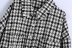 Long-Sleeved Pockets Tweed Woolen Shirt Jacket NSXFL104032