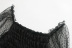 Mesh Stitching Lantern-Sleeved Square Neck Top NSXFL104033