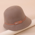 Beveled Edge Wool Felt Top Hat NSKJM104127