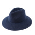 Solid Color Big Brim Jazz Hat NSKJM104134