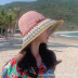 Dome Hollow Sunscreen Straw Hat NSKJM104138
