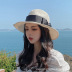 Sunscreen Big Brim Bow Decorated Straw Hat NSKJM104139