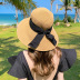 Foldable Sunshade Bow Decorated Straw Hat NSKJM104152