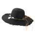 Shell Sunshade Raw Edge Dome Straw Hat NSDIT104156