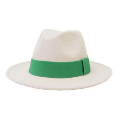 Big Flat Brim Woolen Jazz Top Hat Nihaostyles Wholesale Clothes NSDIT104157