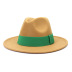 Big Flat Brim Woolen Jazz Top Hat NSDIT104157