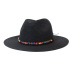Sombrero de jazz de protección solar con cuentas coloridas NSDIT104158