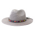 Sombrero de jazz de protección solar con cuentas coloridas NSDIT104158