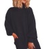 Loose Half-High Neck Long-Sleeved Knitted Sweater NSSX104231
