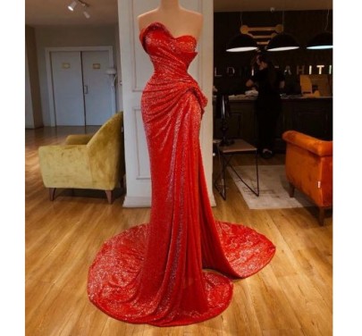 Solid Color Wrapped Chest Slit Prom Dress Nihaostyles Clothing Wholesale NSGRM103512